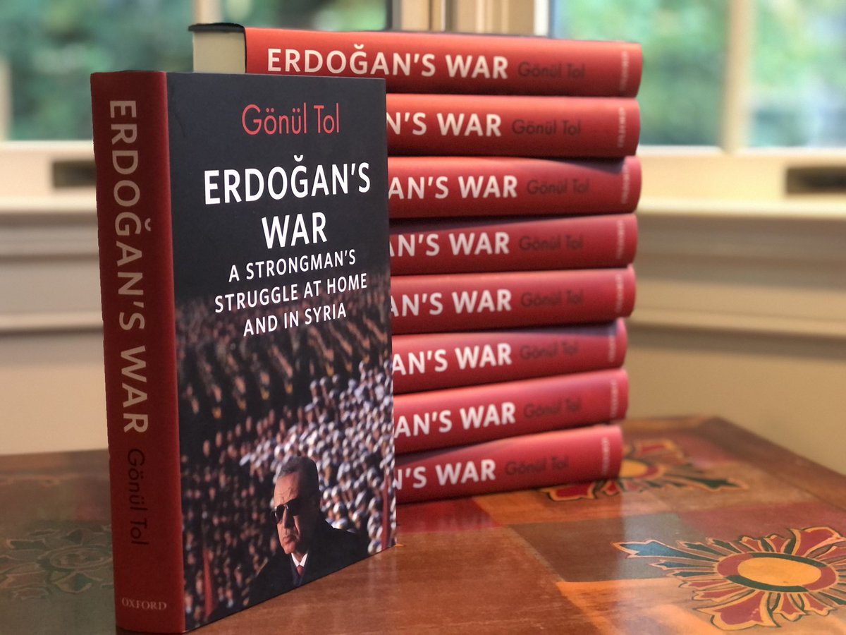 gonultol's tweet image. Finally received my author copy in the mail. I dedicated “Erdoğan’s War” to Alan Kurdi, the 2-year-old Syrian Kurdish refugee boy who drowned crossing the Mediterranean and to millions of children who have borne the brunt of a senseless war. A short 🧵 thread on the book (1/5)