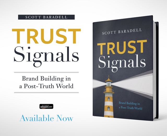 MariaBaradell's tweet photo. SPECIAL OFFER: Buy the Kindle/ebook version of Trust Signals today for just $0.99! (It's normally $6.99.) https://t.co/EPhzqNhpiE https://t.co/Z8bXnvsRwj
