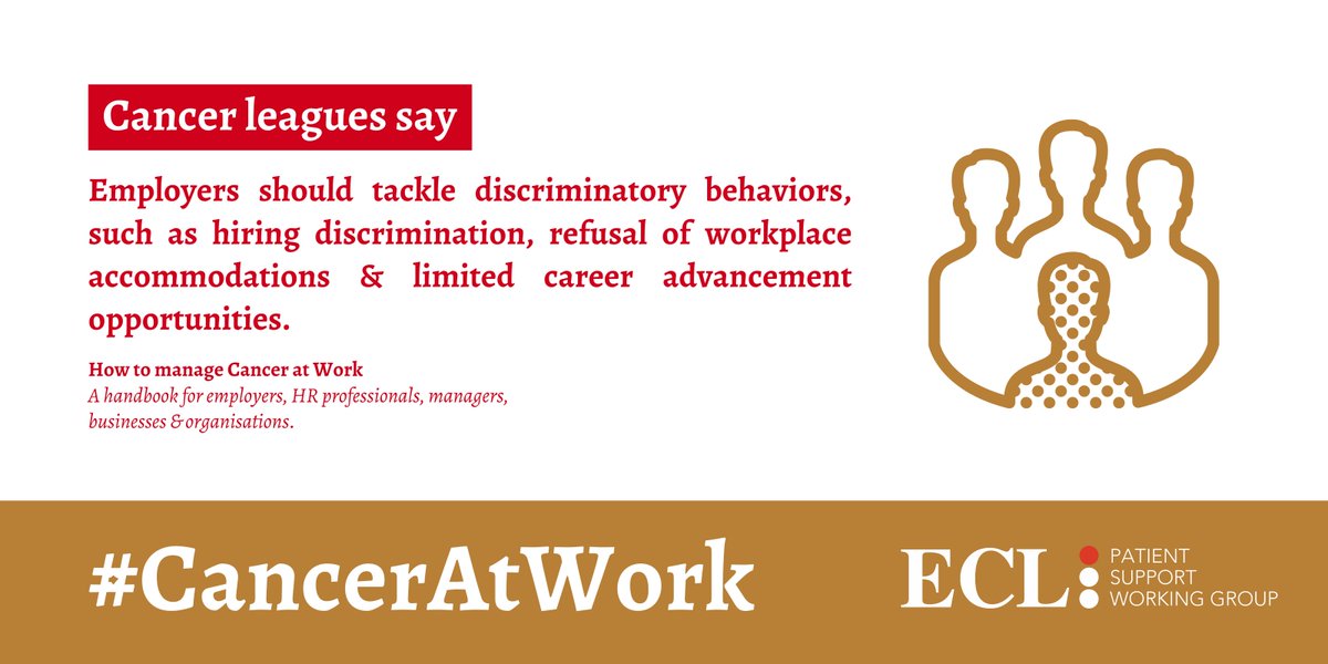 CancerLeagues's tweet photo. The impact of #cancer in the workplace can no longer be ignored!
#CancerLeagues are presenting our #handbook full of tips on managing #CancerAtWork at #WCC2022 today👇
📔https://t.co/g7hmiewAjE
#WorldCancerCongress
#StopCancerAtWork https://t.co/2TDg2S6n1K