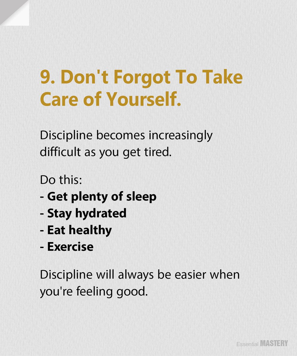 If You Lack Self-Discipline, Read This:

1. https://t.co/6Uhd0xkUng