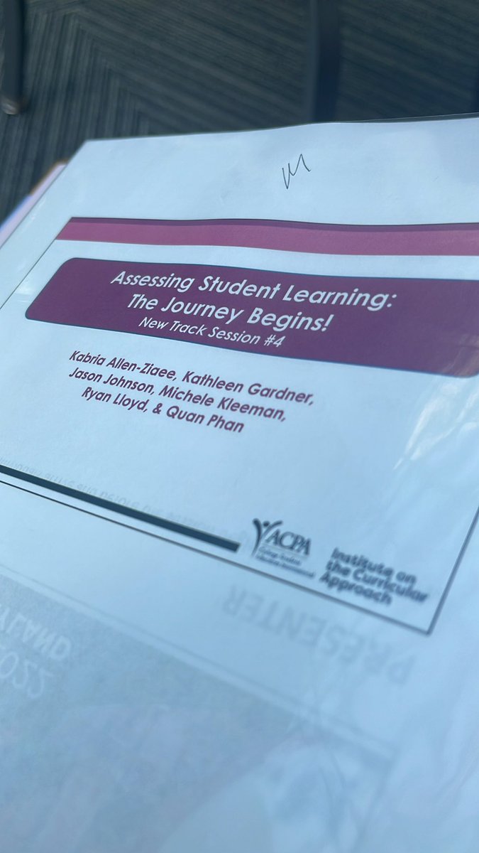 michelekleeman's tweet photo. Getting ready for session 4! Are y’all ready for assessment?!? I know we should have favorite essential elements but 10 you know where we stand #ACPAICA #AssessmentGirlsHaveMoreFun https://t.co/3xQENk8HBa