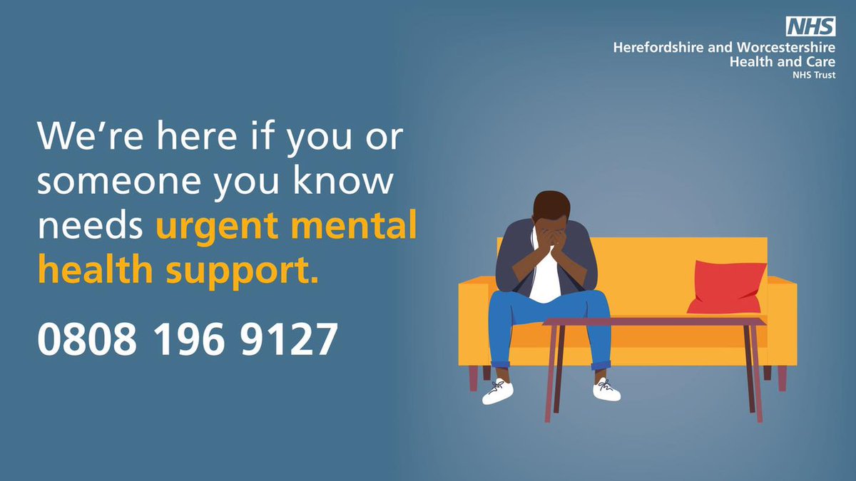 We’re here for you.

Our 24/7 mental health helpline provides support or advice if you, or someone you know, is experiencing a mental health crisis and needs urgent help.

Call us on 0808 196 9127
hacw.nhs.uk/urgent-help