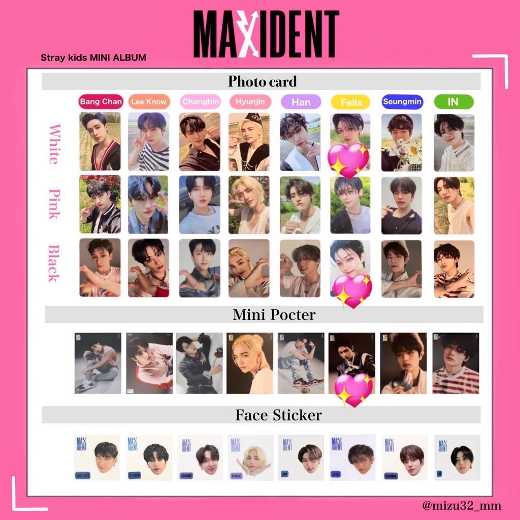 StrayKids maxident BDM トレカ-