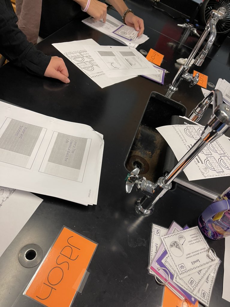 Honors Bio is completing an escape room to review the properties of water! <a href="/Principal_Lytz/">Brian Lytz</a> <a href="/Interboro_SD/">Interboro  SD</a>