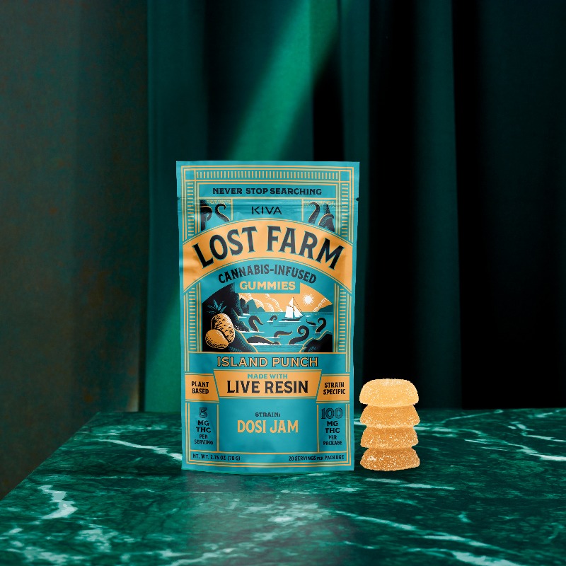 Lost Farm is made w/ strain-specific 100% live resin, which retains the strain’s delicate cannabinoids, flavonoids, &amp; terpenes to deliver a brighter &amp; complex experience. Combined w/ flavors to enhance each strain, resulting in a full-sensory, ultra-fresh, &amp; extra-strength edible