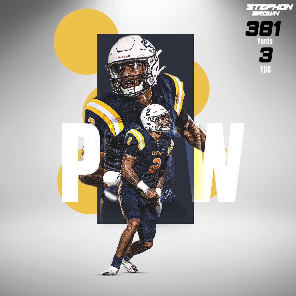Your MIAA POTW! <a href="/StephonbrownG/">Stephon Brown ll</a>