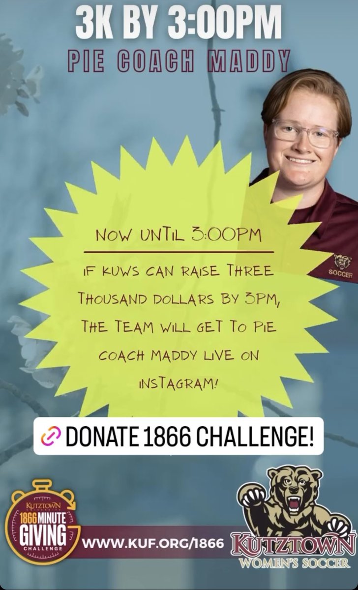 NEW INCENTIVE TO DONATE …. We have until 3pm today to give our players this once in a lifetime opportunity (ok, we will probably do the same thing next year as well, but let’s not get ahead of ourselves) … donate here: classy.org/team/453533