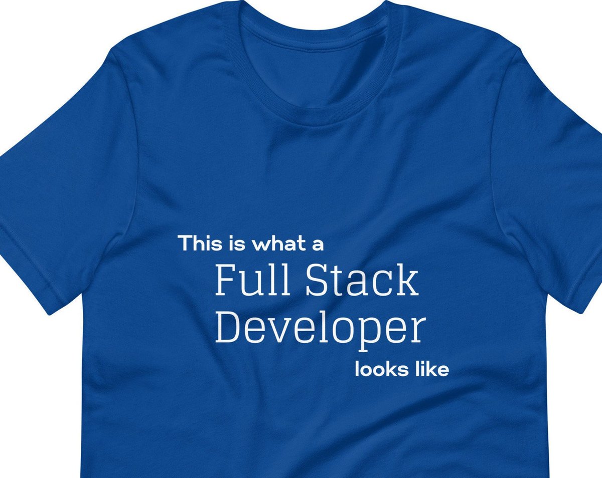 netgh0st's tweet image. Men's Full Stack Developer t-shirt
#men #StackDeveloper #MaxwellAlxnders #EtsySeller
👉etsy.com/listing/125197…