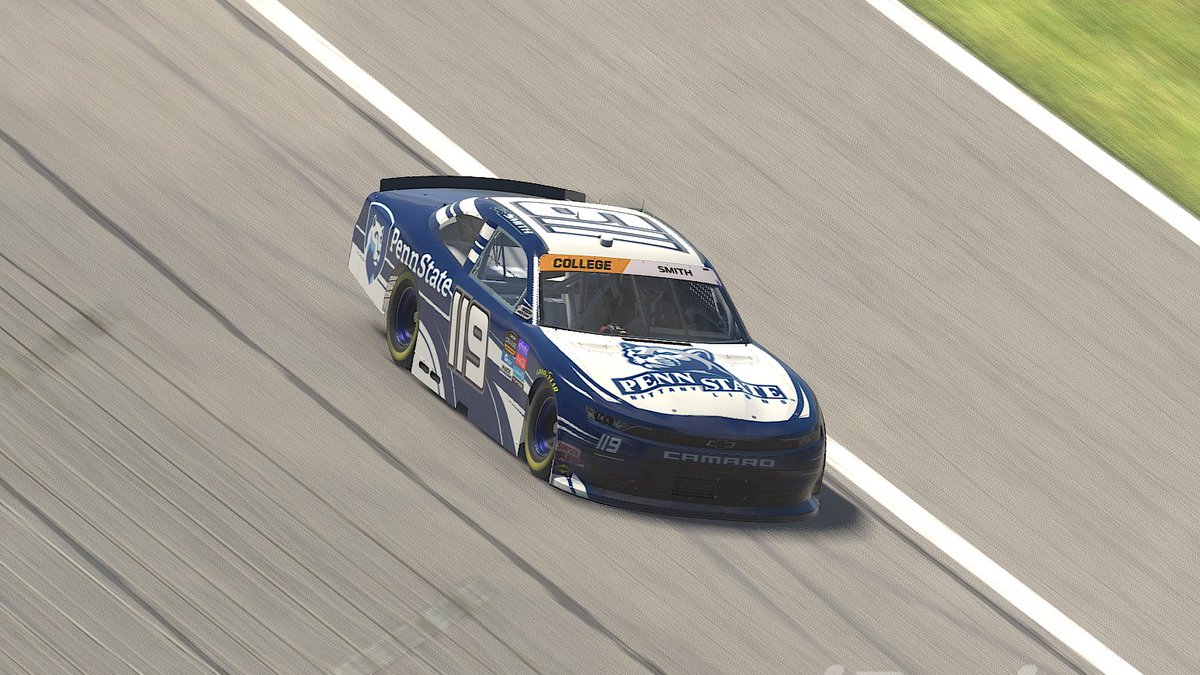 dougsmithracing's tweet photo. Super excited to represent Penn State in tonight's eNascar iRacing College Series! Lets get it!

@PSUEsports @iRacing @enascarofficial https://t.co/tMdcxu9mxi