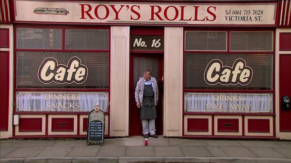 simonpatel's tweet photo. saw james corden and roy cropper trending and thought heโd been banned from royโs rolls n all https://t.co/8vx7Gkk1Ig