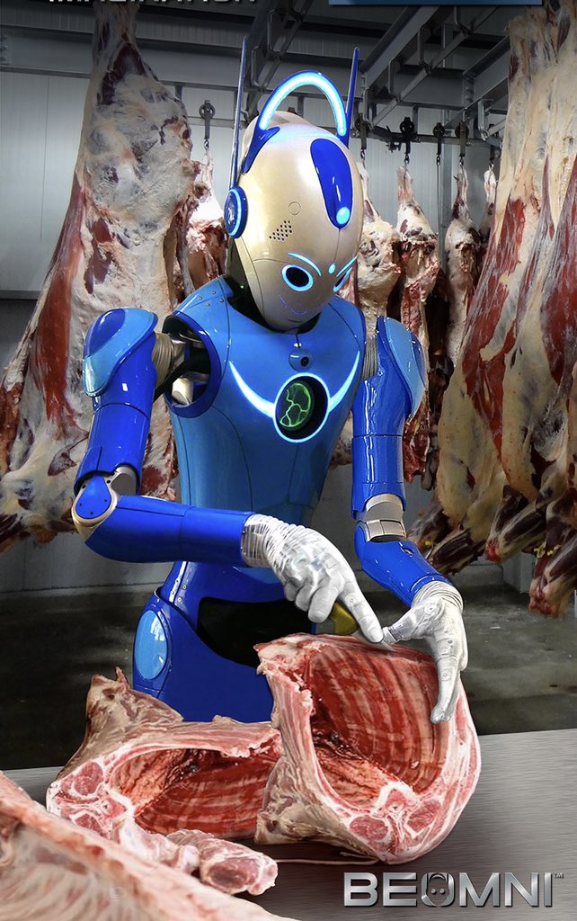 BeomniRobot's tweet image. Beomni  has limitless applications- beomni.ai

#beomni #robot #humanoidrobot #beomnirobot #meat #butcher  #meatindustry