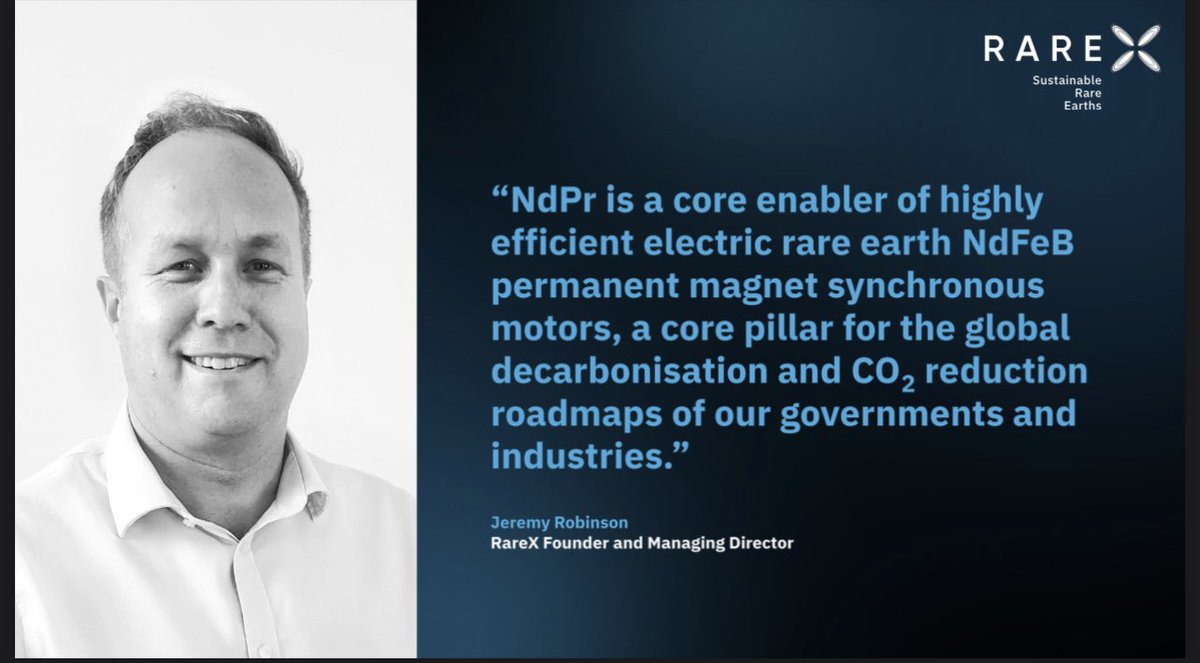 rarex_asx's tweet photo. We are proud to share with you our new coporate identity and look and feel. Our MD, Jeremy Robinson is presenting our new presentation at the Rare Earth conference in Las Vegas today.  https://t.co/kJYJeV2nst        

#rareearths #ndpr #ndfeb #sustainability https://t.co/sBdL86BS65