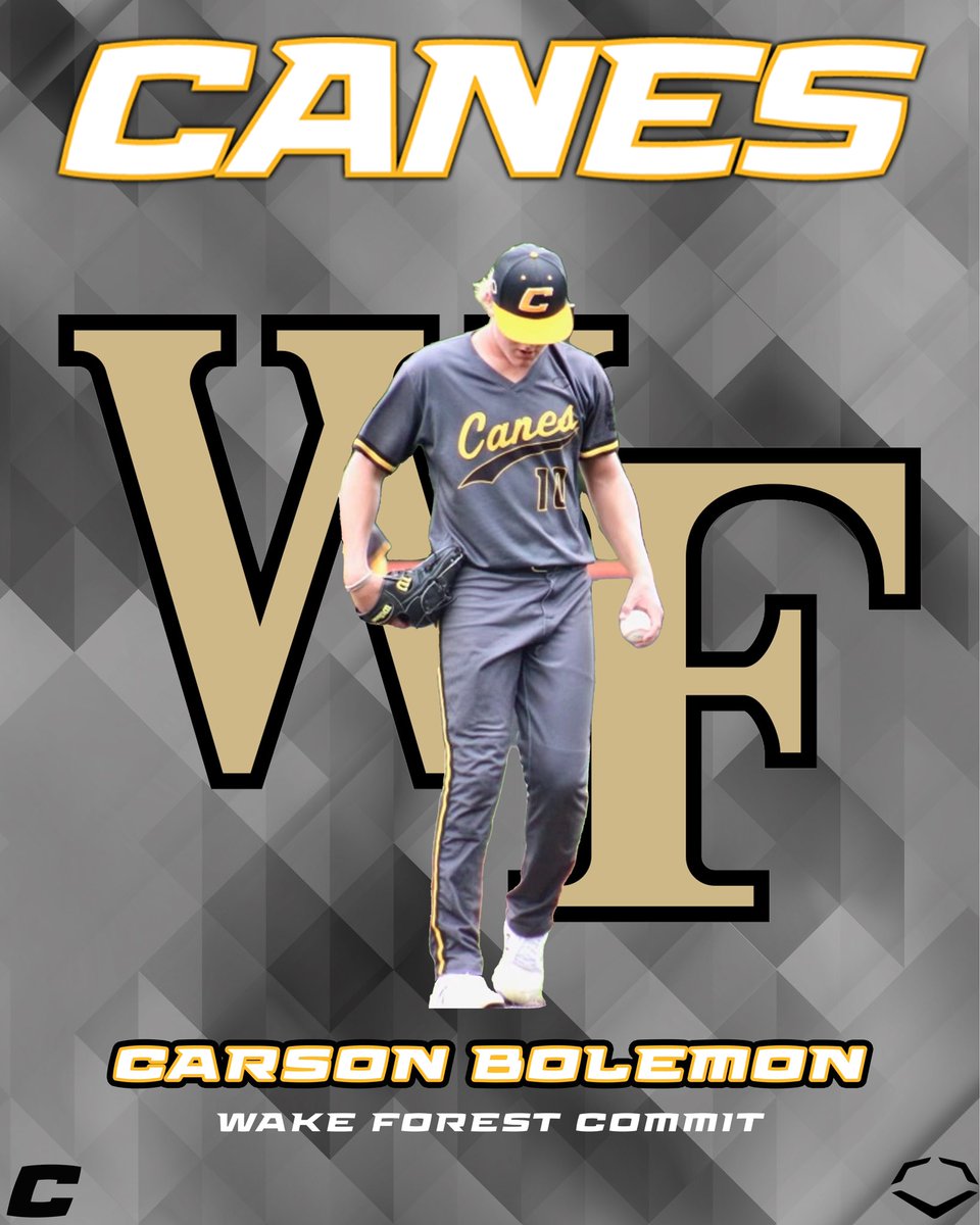 Canes 2026 LHP @carson_bolemon (Southside Christian, SC) has committed to @WakeBaseball #thecanesbb