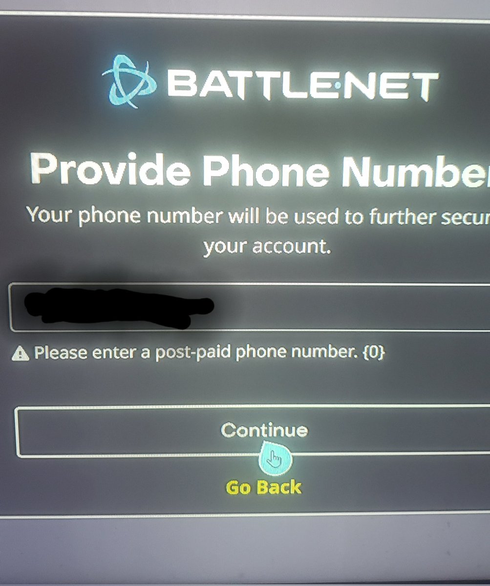 HyperNativeTV's tweet photo. @PlayOverwatch I've been trying to play Overwatch2 since release and can't get passed this sms authentication. Any help resolving this issue would be great. https://t.co/h5gJu7kc5l