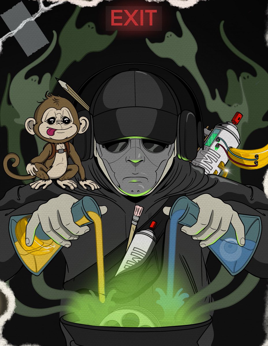 Pages 3-4 of the origin story are unlocked 🔓
✨
Follow the link to the site for the Art 🖼️ and Story 📖 how the 6,666 Spooky Szn apes came to life 👻
✨
spookyszn.com/page-3