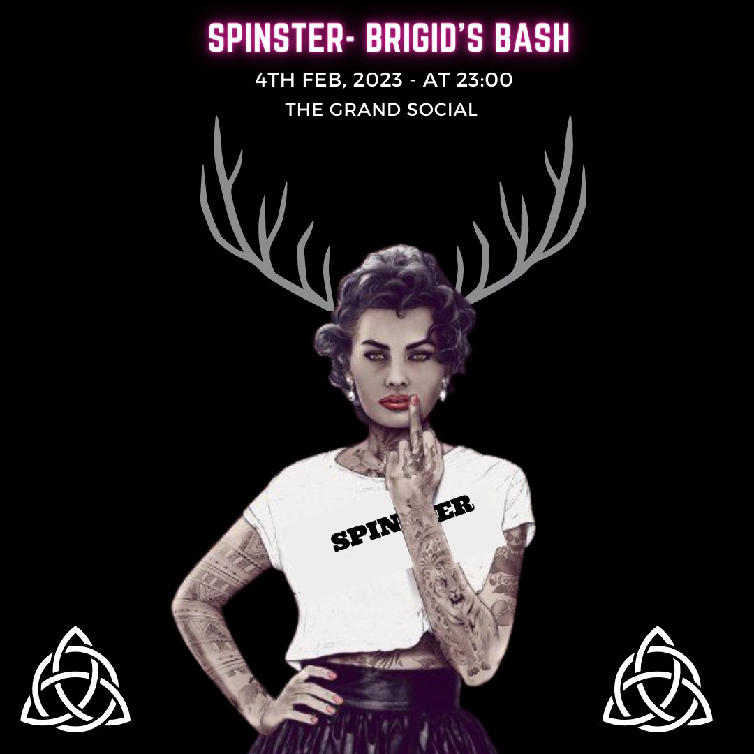SpinsterDublin's tweet photo. Feb 4th 2023… a big bash for Brigid! Tix on sale Oct 31st. https://t.co/agoYGt0kJC https://t.co/hxkPaC9z2D