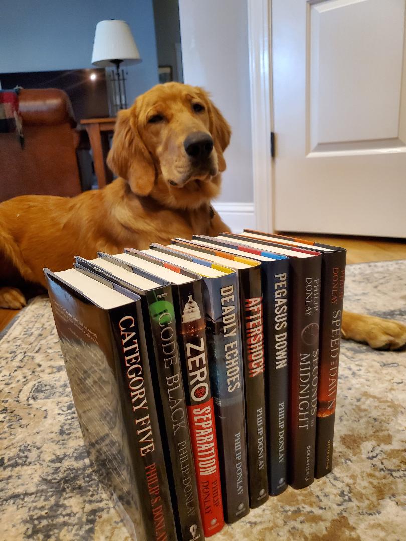 ByPhilipDonlay's tweet photo. My trusted sidekick wants everyone to know that all eight of the bestselling Donovan Nash thrillers are part of Amazon's Kindle special for the rest of the month.  At $1.99 each, you'll discover why Suspense Magazine called them: “Some of the best reading ever created!” https://t.co/Wf0jC6U2zW