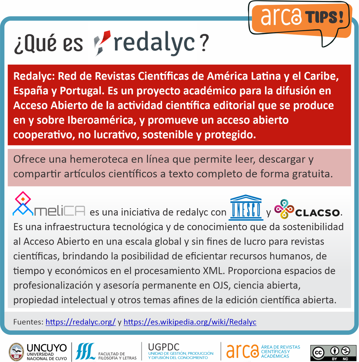 ArcaFFYL's tweet photo. ¡MARTES DE ARCATIPS!
+INFO EN PORTAL DE REVISTAS UNCUYO: https://t.co/gCbhrx5BFJ
👉 Aquí pueden ver todos nuestros ARCATIPS: https://t.co/NzOcRBRYYH
#arcarevistas #somosffyl #UNCUYO #repositoriosdigitales #revistascientificas #revistasacademicas #bibliotecas #arcatips https://t.co/0mSCO4Ytrg