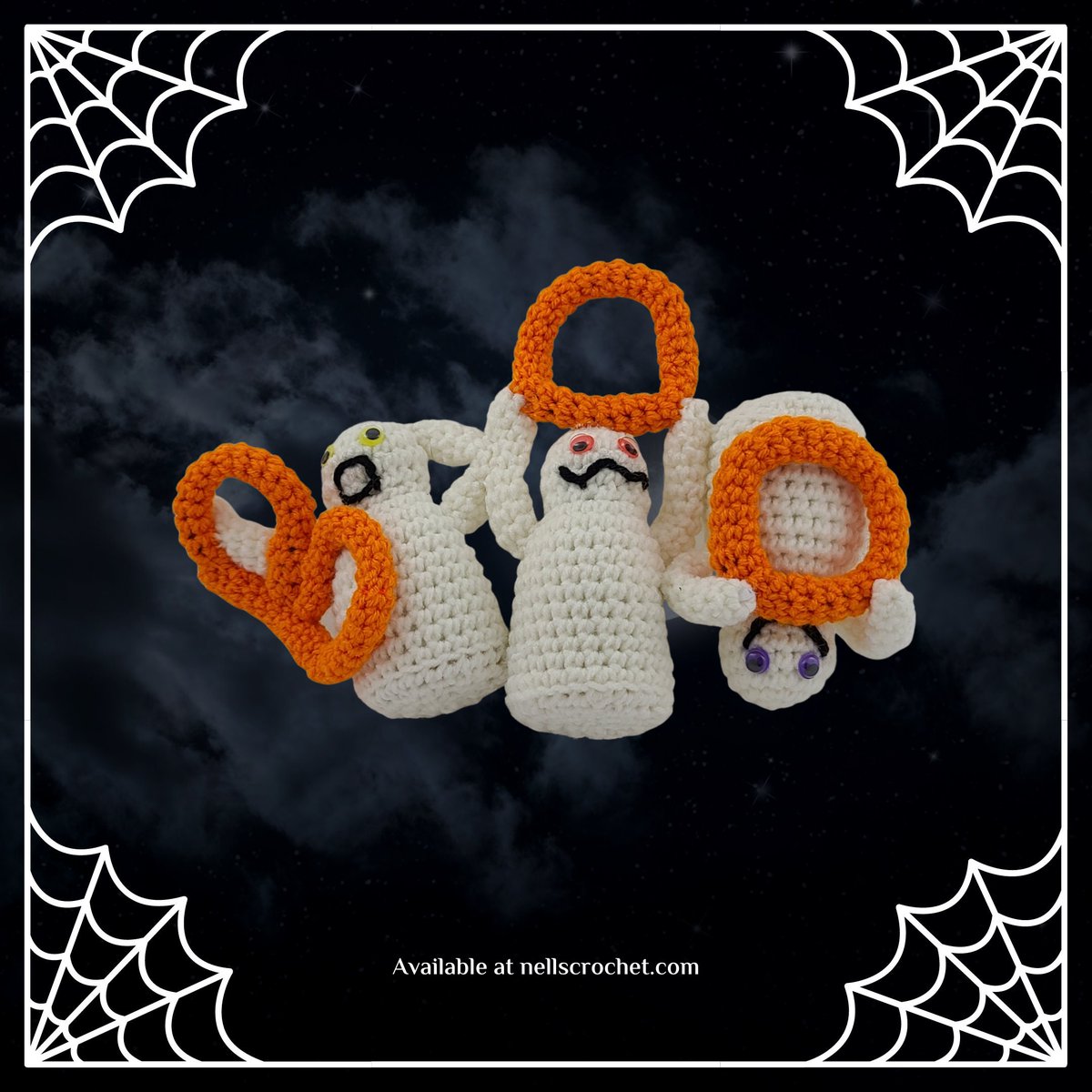 NellsCrochet's tweet photo. Flash Sale runs until Saturday. 
I had to make a change because my great idea couldn't happen. So The Halloween Items will get free shipping, and Everything gets 15% off https://t.co/1ass2oLnO8