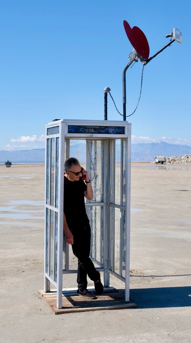 When you’re at the Salton Sea and you have no cell service . . .