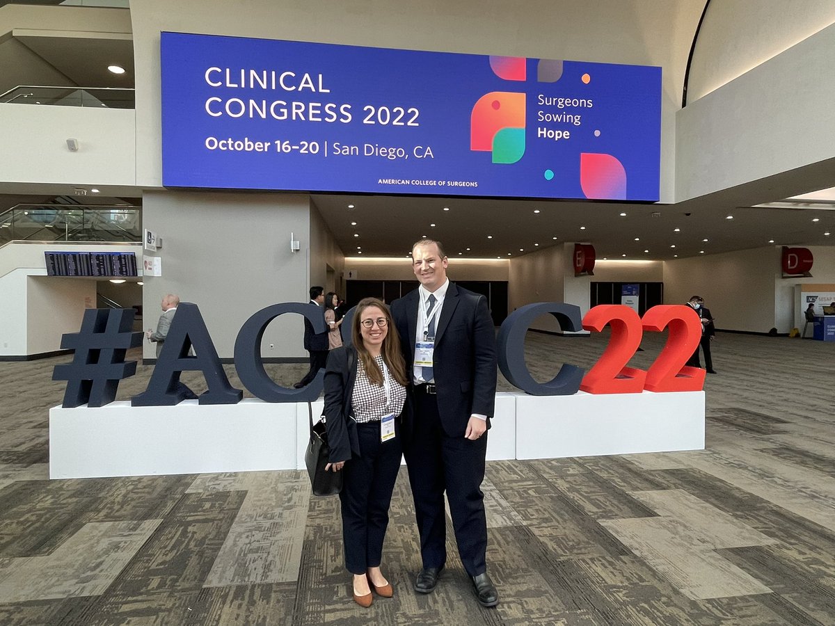 #ACSCC2022 has something for everyone! Happy to meet for a photo op between acs/surgery talks for <a href="/Drewmergency/">Drew Zebley</a> and benign anorectal talks for me! #Surgery #some4surg