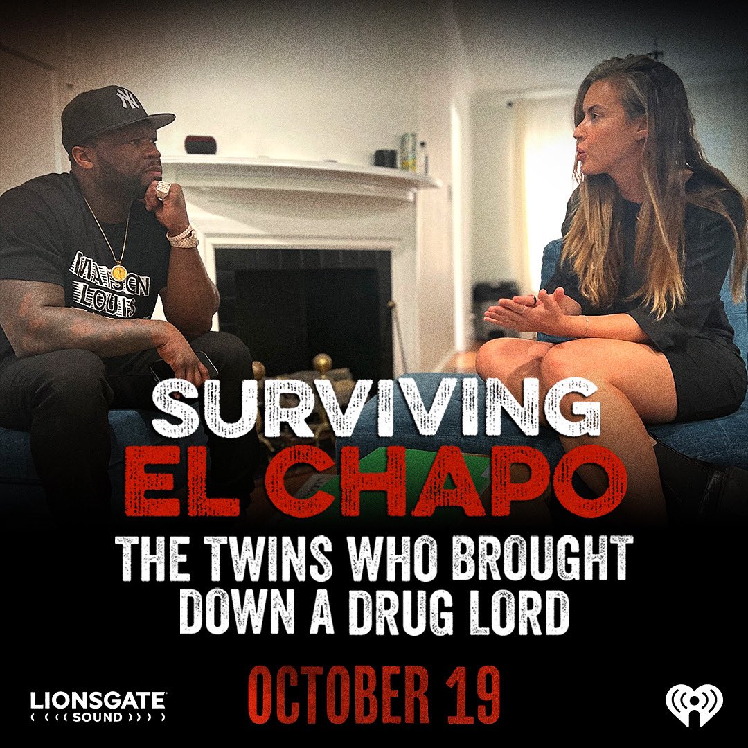 CharlieCW's tweet image. For your listening tomorrow! 

So excited to release Surviving El Chapo: The Twins Who Brought Down a Drug Lord tomorrow.

It’s a ride so hold on tight: action, drama but also love, family, survival, trauma &amp;amp; a decision of a lifetime. 

Join myself &amp;amp; @50cent 

🎧 @ApplePodcasts