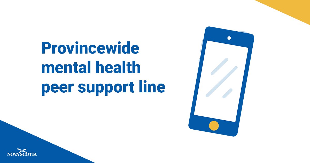 ICYMI: Nova Scotians facing mild mental health or substance use concerns can now speak directly with someone who can relate to them and is there to listen. 

#novascotia #nspoli #mentalhealth