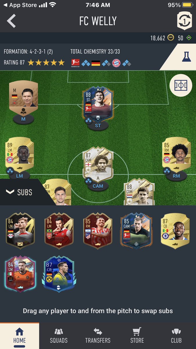 Drop teams/ what should I change, everyone tradeable except puyol and red cards.