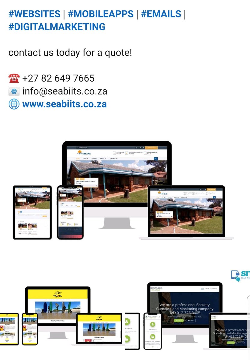 Looking for a website, MobileApp , Emails or digital marketing?

#centurion