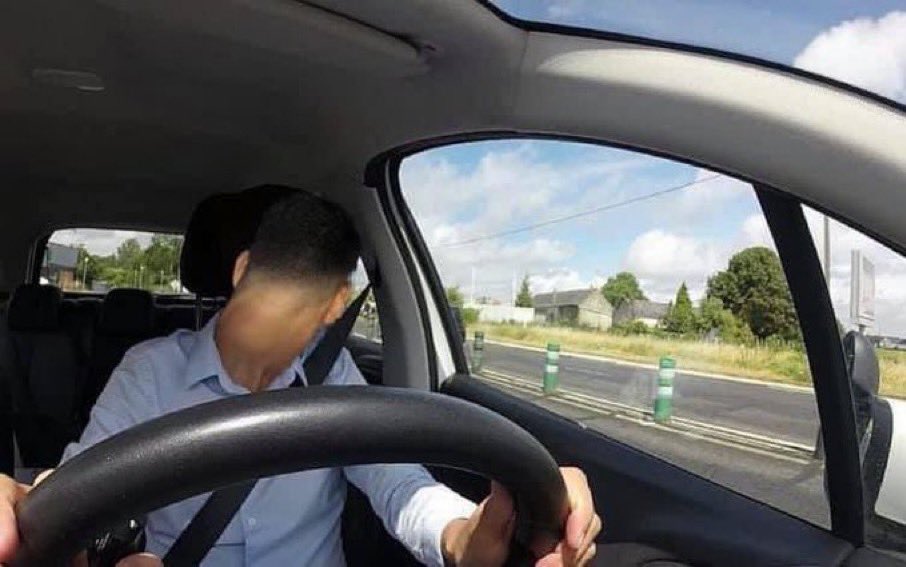 when you pass the police speeding, smoking and blasting ur music
