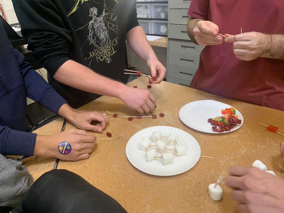 SpartanSOT's tweet photo. During our TSA meeting today, our members competed in a timed building challenge using toothpicks and candy! https://t.co/B5PhczLgqV