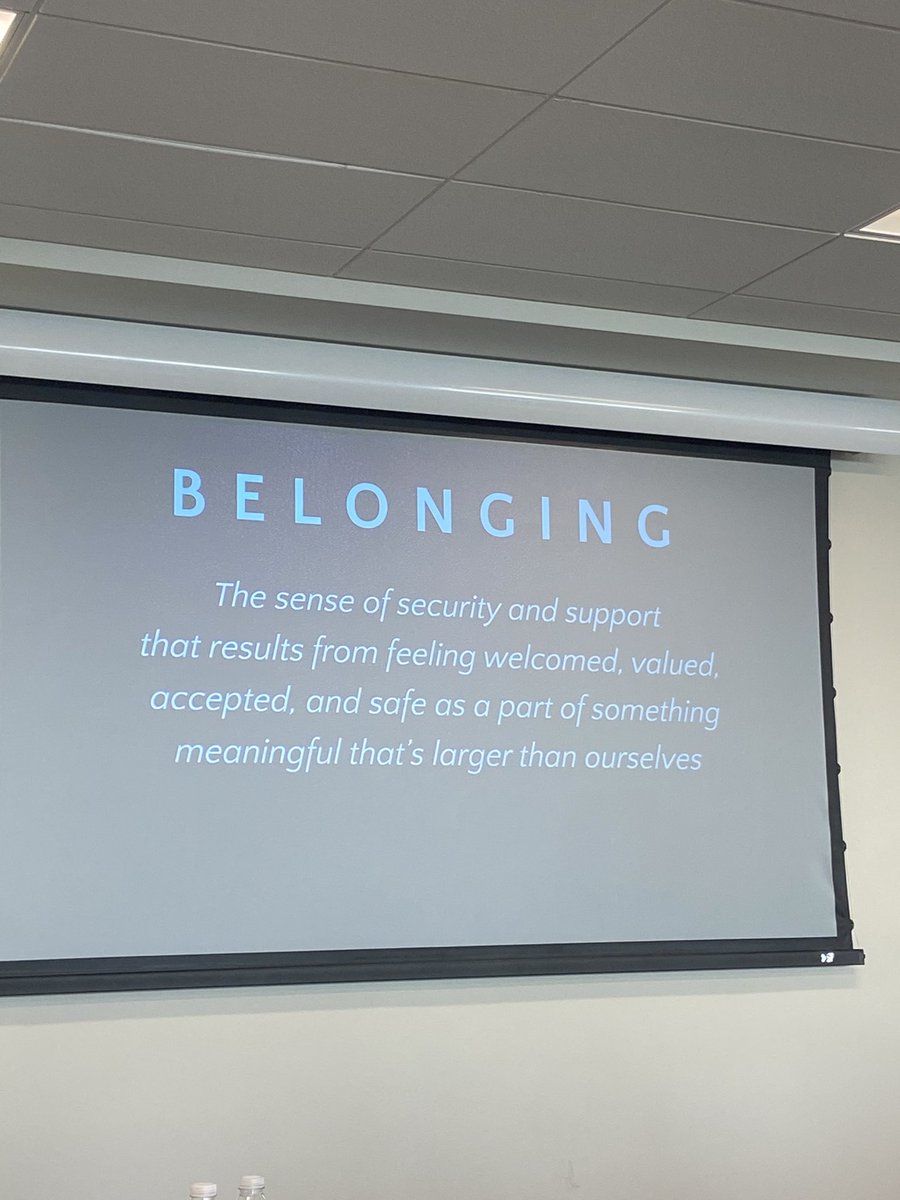 Great interactive and thought provoking presentation on Belonging today at <a href="/womenintechcar/">CarolinaWomeninTech</a> #thrivinginchaos summit by <a href="/WGCorbett/">Wendy Gates Corbett</a>
