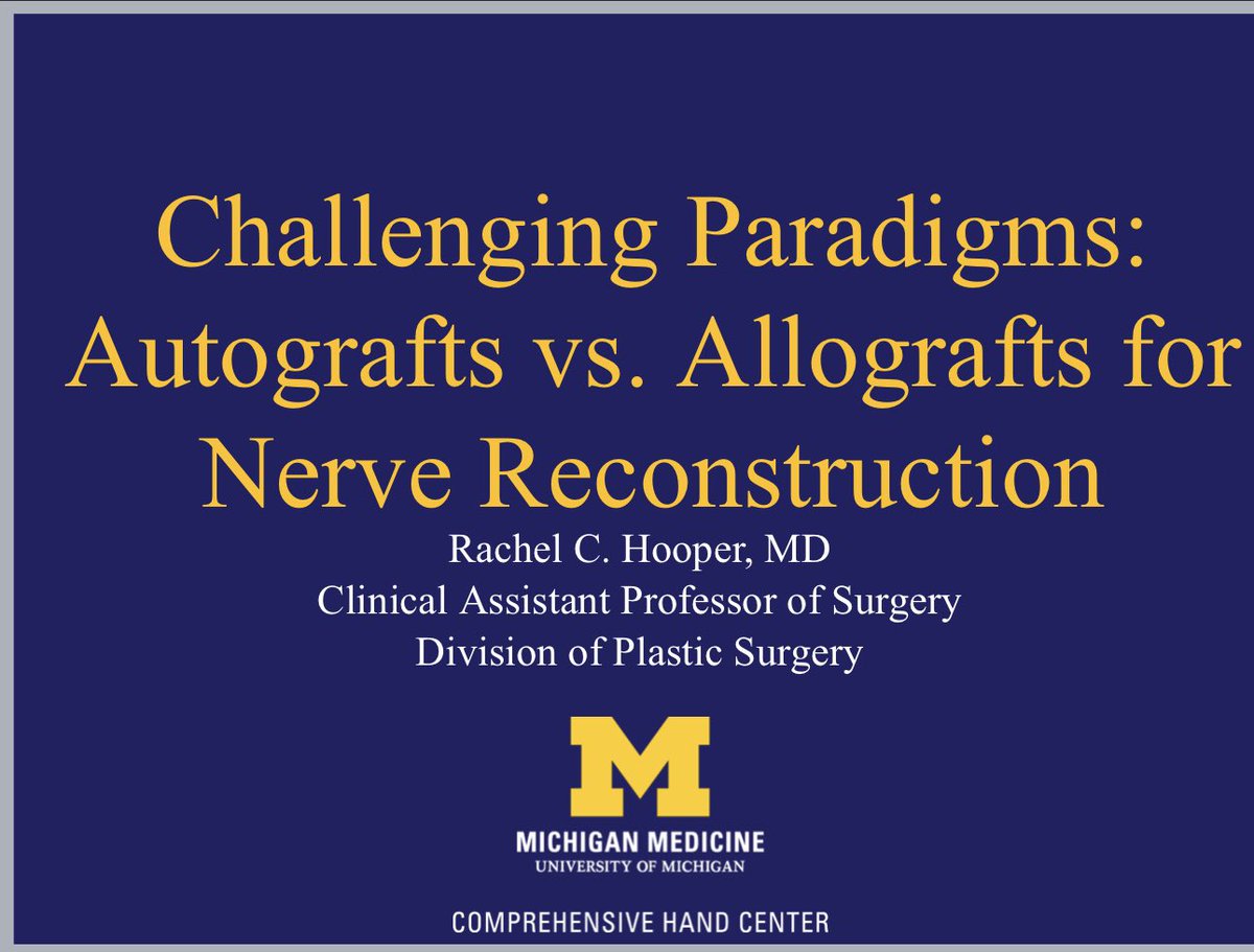 Had fun sharing my thoughts on Nerve Reconstruction with this fun panel on Mutilating Hand Injuries…. <a href="/AmCollSurgeons/">American College of Surgeons</a>
<a href="/waljeejenn/">Jennifer Waljee</a> <a href="/JeffFriedrichMD/">Jeff Friedrich</a> @brinkleysandvall <a href="/philross/">Phillip Ross</a> <a href="/schaase/">Steven Haase</a> <a href="/UMichSurgery/">Michigan Surgery</a>