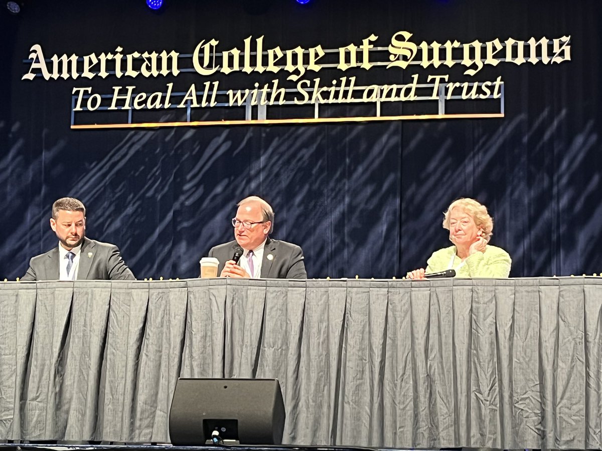 CrisisLead's tweet photo. #ACS22 #ACS2022 @VAsurgeons @WakeSurgEd AVAS Past president Julie A. Freischlag, MD, moderates ACS22 Special session When 1+1 Can Equal 3; How ASA and ACS can Work Together to Address our Challenges with Medicare and Private Pay @CrisisLead @preeti_john https://t.co/OHAKKoxm2B