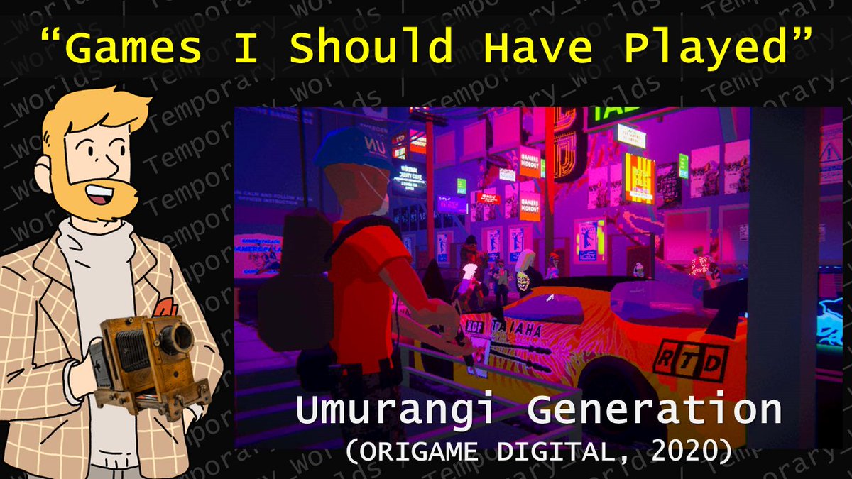 Temp_Worlds's tweet photo. Doc's Back, and he's got a New Series. In "Games I should have played," Doc digs into cool games that he probably should have played by now. First up: Umurangi Generation, a photography game about the end of a world. Tonight, at 8pm EST/7pm CST/5pm PST! https://t.co/nC31XcNn9z https://t.co/OCcVPlhcJY