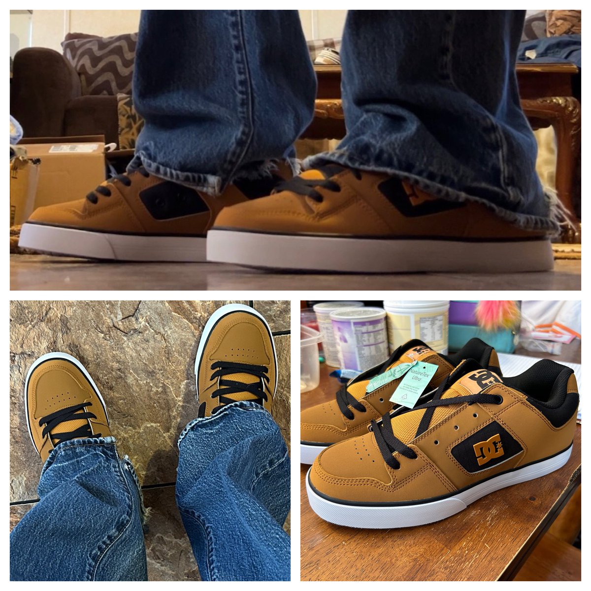 The Mrs. has been gradually getting me into <a href="/dcshoes/">DC Shoes</a>.  I’ve been wearing Anvils for the past year.  I’m usually an Adidas guy, but DC makes quite a shoe.  I wanted something in brown so I tried out their “Pure”, and it’s pretty dang comfortable!