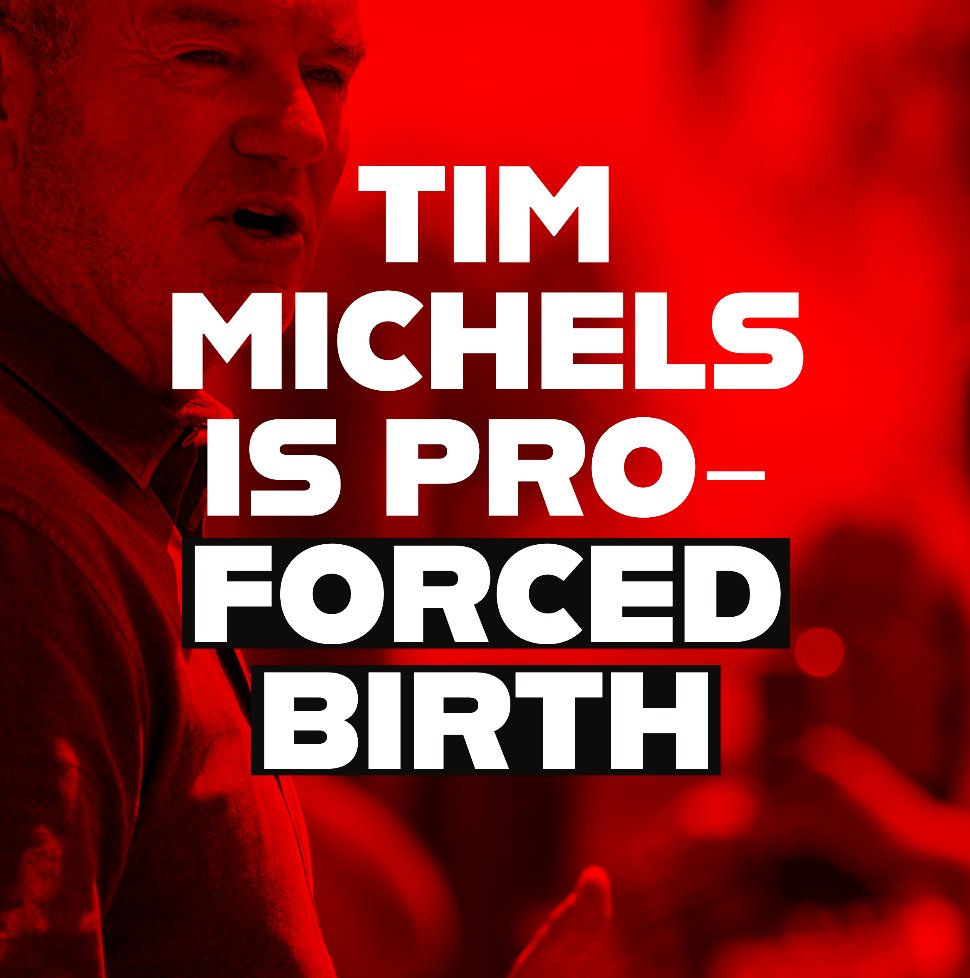 jnorcr's tweet photo. 6/7 Curtis seems to gloss over the fact that #TimMichels is very much part of #The1849Project to send #womenshealthcare back to the 1800s and make women in #Wisconsin second class citizens (or worse). 
Tim Michels is pro-forced birth.
The endorsements say so.
He says so. https://t.co/zRsguK61iP