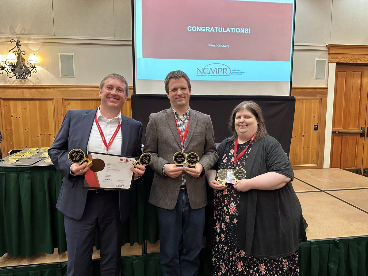 rowlett's tweet photo. So proud of my team from @LaneTitans, bringing home six golds and one bronze from this year’s @NCMPR District 7 awards competition. Go Titans! #NCMPRd7 https://t.co/3osZQKBlBk