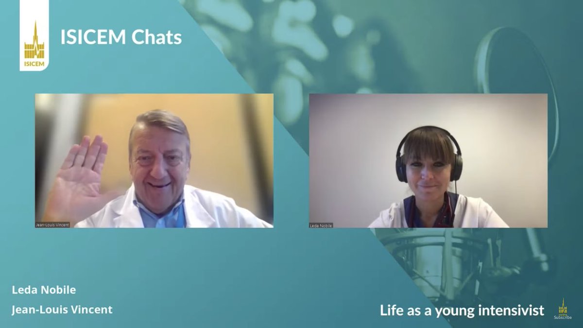 🫁Are you a young #doctor or medical #student interested in intensive care medicine? 💡 Check out the @ISICEM chat on Life as a Young Intensivist with @jlvincen and @LedaNobile 👉🎬 youtu.be/v1RVJsXtgp0 #CriticalCare #FOAMed #FOAMcc #ICM #CCM #ICU #MedStudent @erc_young