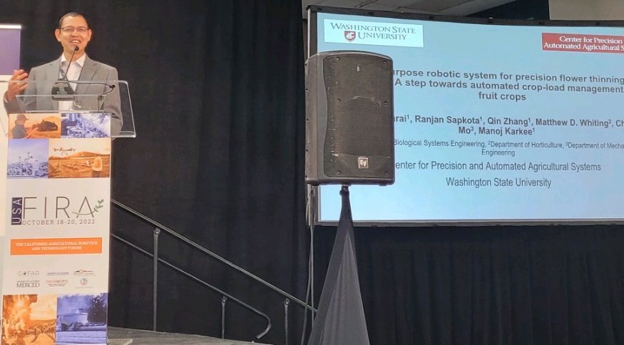 Sharing our #AgRobotocs work on this comference on FIRA USA - Automation and Robotics in Ag, Fresno, CA.. <a href="/AgAID_Institute/">AgAID Institute</a> <a href="/FIRA_team/">FIRA</a> <a href="/WazzuCpaas/">WSU CPAAS</a>