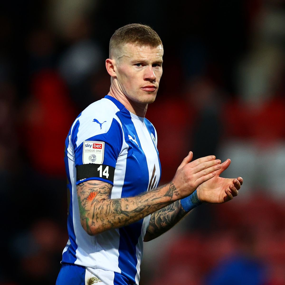 justicemcclean's tweet photo. Calling all @LaticsOfficial fans to show their support to James McClean against @Boro tomorrow by singing this song in the 11th minute! 

🗣️ Oh James McClean AHA
🗣️ Running down the wing AHA
🗣️ Hear the Wigan sing AHA
🗣️ Wigan’s gonna win the league 

Retweets appreciated! 🤝 https://t.co/wlAT4yysjN