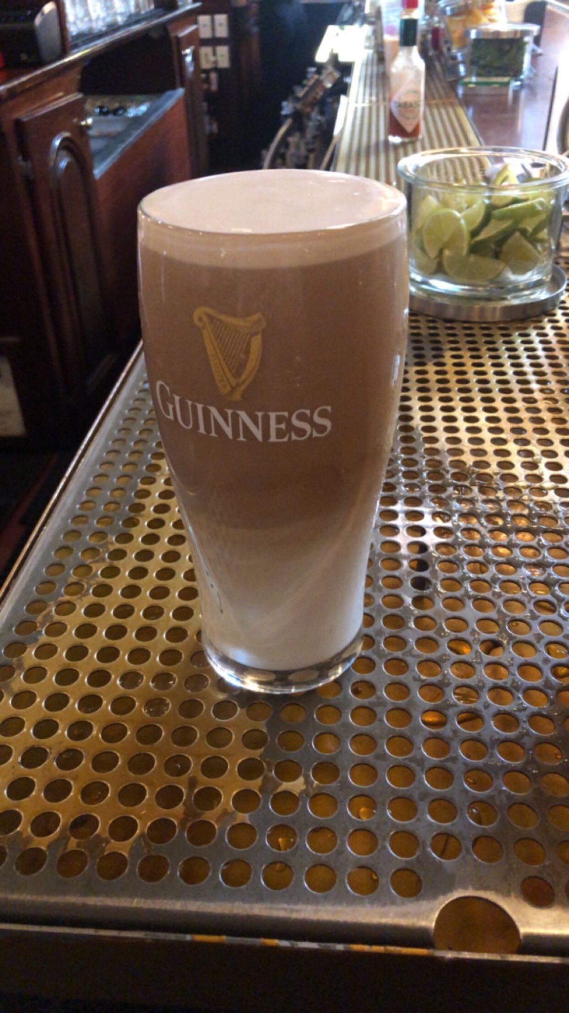 brianna on Twitter "someone ordered a half milk half guinness off me