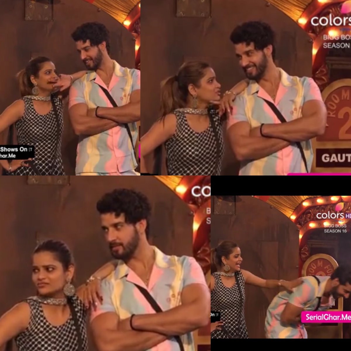 SachiAngel2's tweet photo. Garchu😊
#archanagoutham #GautamVig #garchu #BiggBoss16 https://t.co/1aCcso2nka