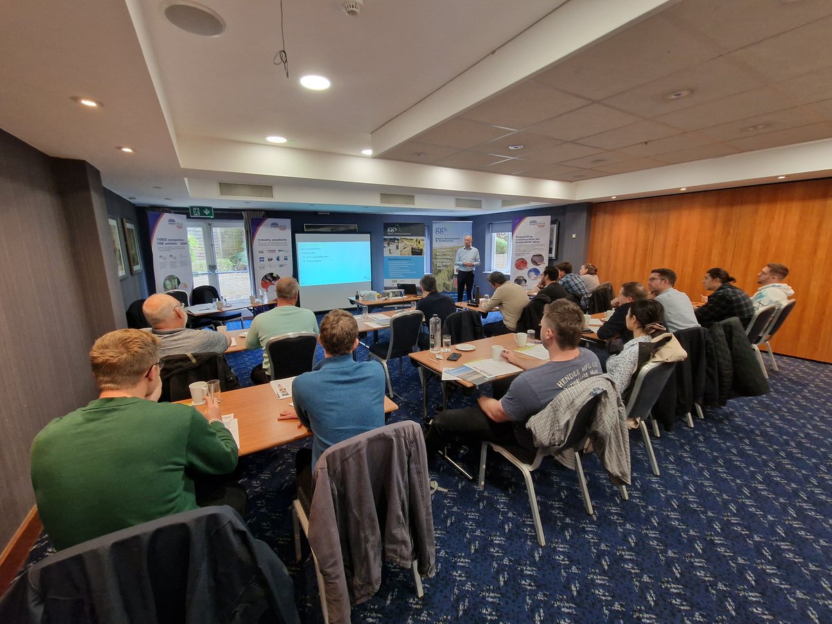 Excellent first day training in #Guildford at the A - Z of Ground Gas. Ground gas hazards &amp; monitoring discussed, design, installation &amp; verification of #groundgas protection measures tomorrow #geoenvironmental #technicaltraining #groundgashazards #riskassessment #verification