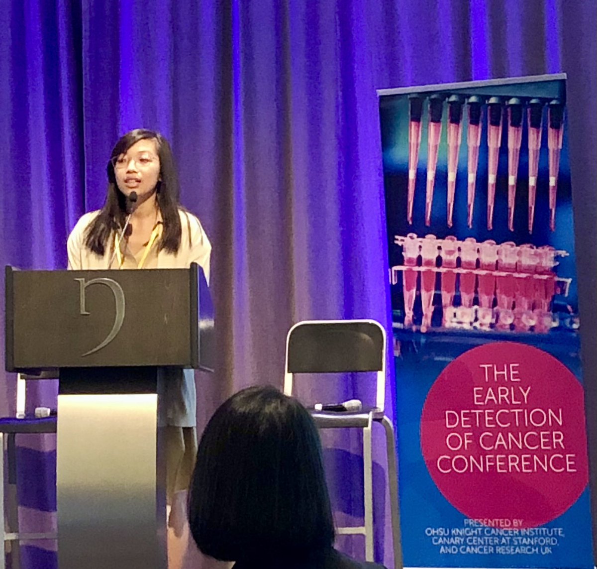Great lightning talk at #EDxConf22 by Gladys Poon, PhD student in <a href="/EarlyCancerCam/">Early Cancer Institute, University of Cambridge</a> Blundell Lab <a href="/gladyspoon1/">gladyspoon</a> <a href="/jrblundell/">Jamie Blundell</a>