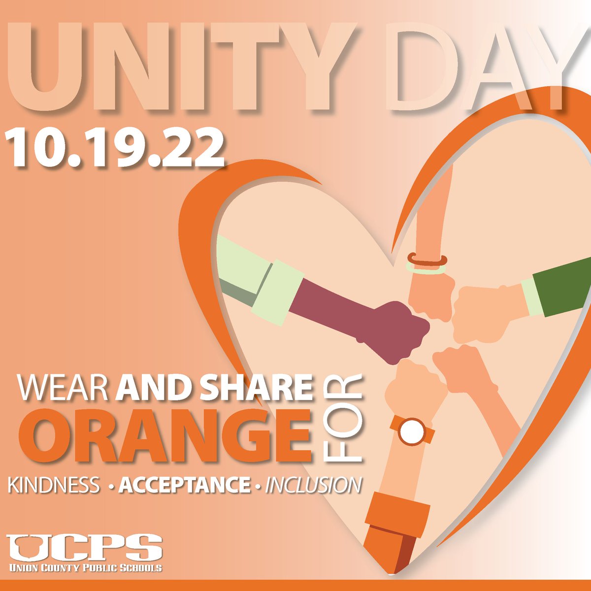 MarvinRidgeMSNC's tweet photo. We love wearing orange to show our #MavsLove. Tomorrow we wear orange for #UnityDay: to show unity for kindness, acceptance, and inclusion and to send a visible message that no child should ever experience bullying. #teamMRMS
@aghoulihan
@ucpsnc
@mrmptso https://t.co/5LkKA2pUNn