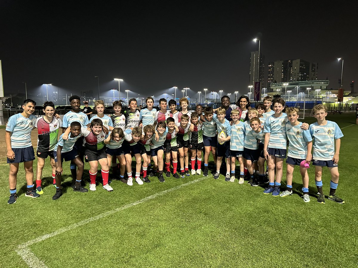 Thank you @Abudhabiquins for a brilliant fixture tonight! Boys have loved their time so far having visited the Grand Mosque, the F1 track, Ferrari World and Zayed Sport City 😎