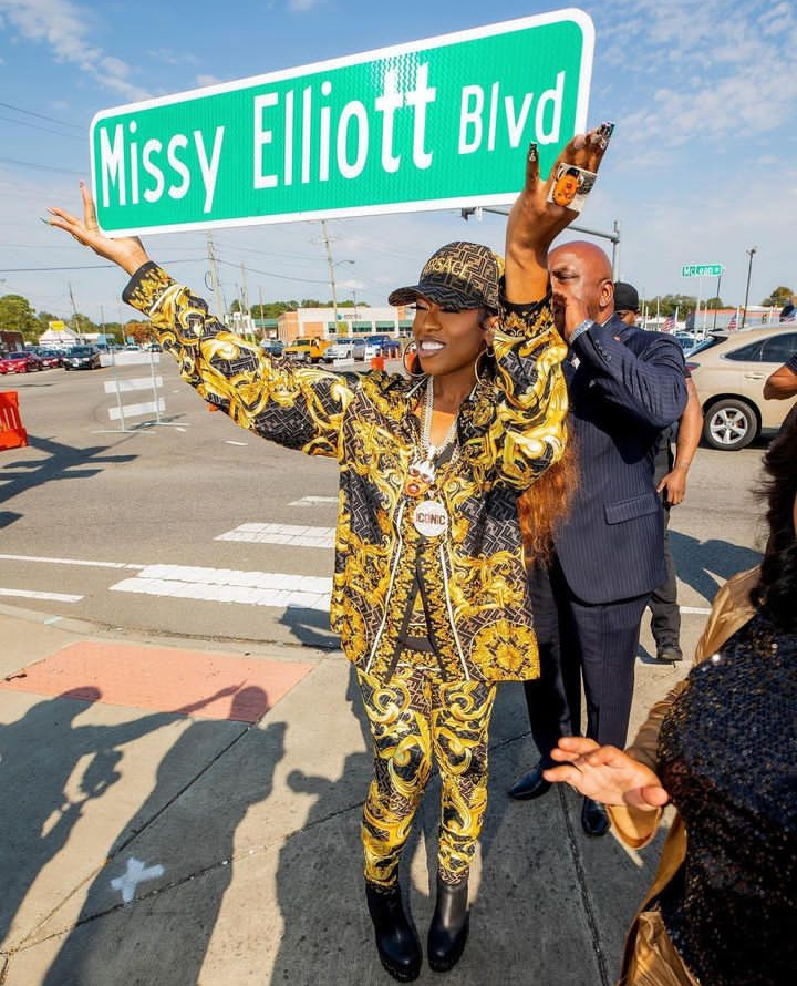i_am_RnBJunkie's tweet photo. Congratulations to @MissyElliott for getting a street named after her in her hometown of Portsmouth, VA 👑 https://t.co/jneNkgLh45