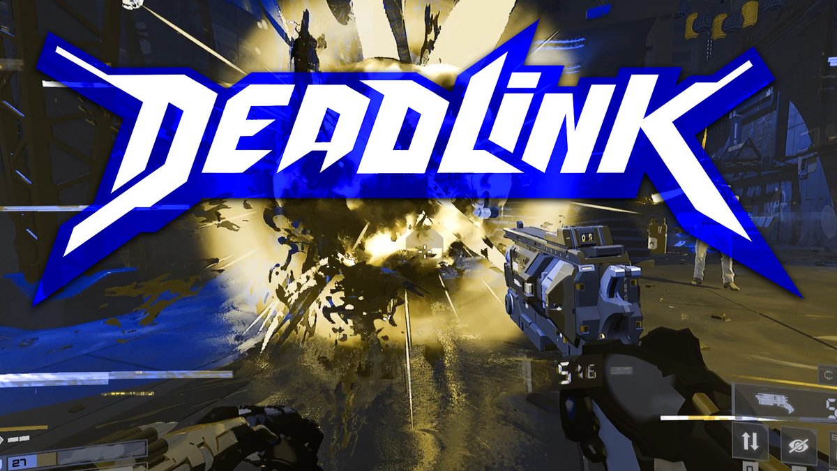 Deadlink is an awesome, cyberpunk themed shooter where you stack OP weapon buffs to kill robots, yakuza and mercenaries. It's just hit early access. Buy it. youtube.com/watch?v=xMRQO3…