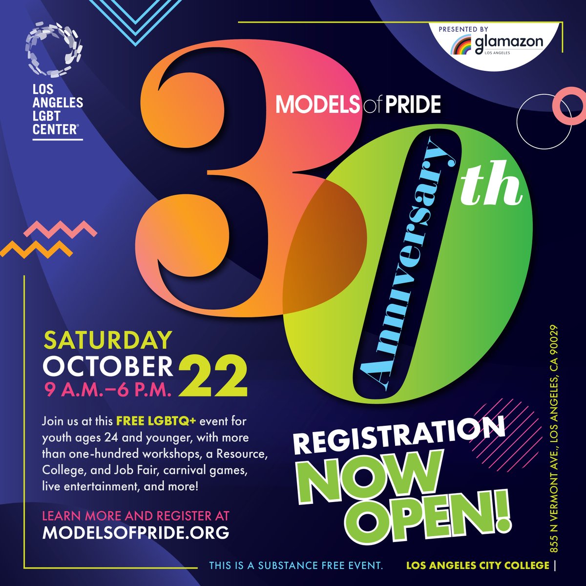 TransLatina_C's tweet photo. We're happy to announce that we will participate in the 30th Anniversary of #modelsofpride this Saturday, October 22; we will be at the event at noon. Please celebrate with us; come and enjoy the job fair, carnival games, live entertainment and more. #translatinacoalition #tgi https://t.co/t4Q2ZmTeRO